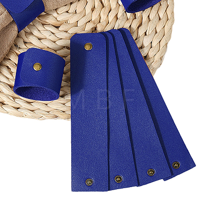 12Pcs PU Leather Napkin Rings AJEW-CL0005-81A-1
