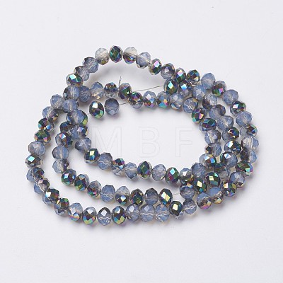 Electroplate Glass Beads Strands EGLA-A034-J3mm-Q05-1
