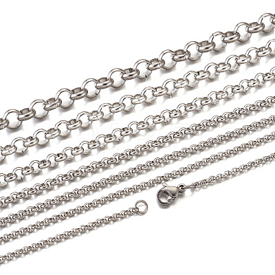 Steel Rolo Chain for Necklace MAK-TA0001-02P-1