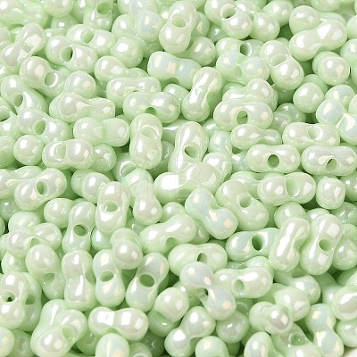 Opaque Colours Luster Glass Seed Beads SEED-B001-01A-10-1