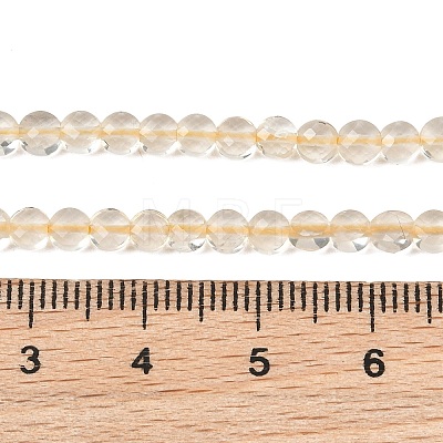 Natural Lemon Quartz(Heated) Beads Strands GG-NH0007-E01-02-1