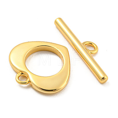 Brass Toggle Clasps KK-A223-10G-1