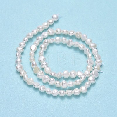 Natural Cultured Freshwater Pearl Beads Strands PEAR-A005-07F-01-1