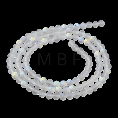 Transparent Glass Beads Strands EGLA-A034-T4mm-MB19-1