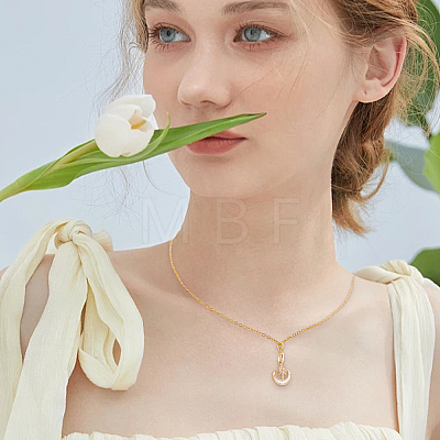 8Pcs 4 Styles Brass Pendants KK-SC0007-20-1