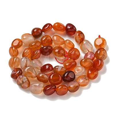 Natural Brazil Red Agate Beads Strands G-L599-A01-01-1