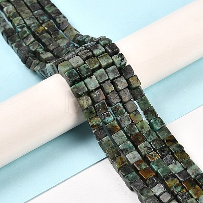 Natural African Turquoise(Jasper) Beads Strands G-G002-A03-1