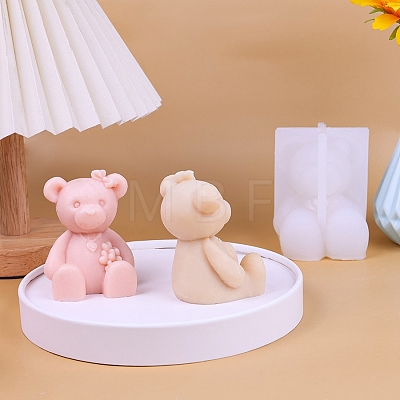 Bear Scented Candle Food Grade Silicone Molds PW-WG48046-01-1