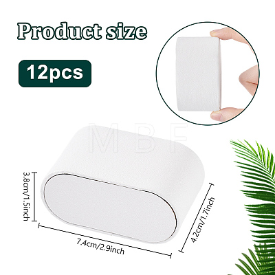 Imitation Leather Bracelet Watch Pillow Jewelry Displays BDIS-WH0016-03A-1