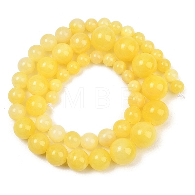 Natural Mashan Jade Graduated Beads Strands GG-CBA2AE1-A08-C-1