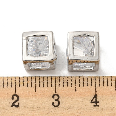 Brass Pave Cubic Zirconia Pendants KK-P250-21P-1