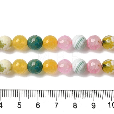 Dyed & Heated Natural Dragon Veins Agate Beads Strands G-P539-A01-05-1