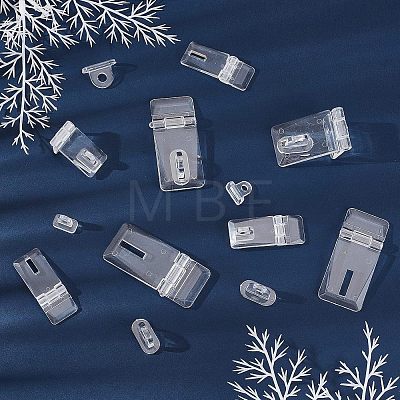 CHGCRAFT 20Sets 2 Style Transparent Acrylic Buckles DIY-CA0004-44-1