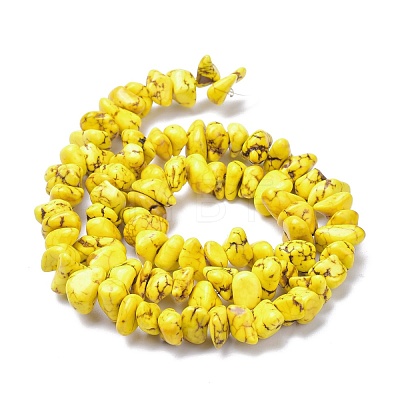 Natural Magnesite Beads Strands TURQ-P001-02A-05-1