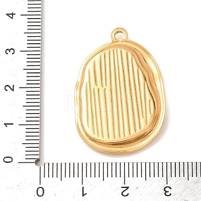 Printed 304 Stainless Steel Enamel Pendants SA-CBAB1B6-03G-01-1