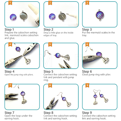 SUNNYCLUE DIY Earring Making DIY-SC0005-43-1