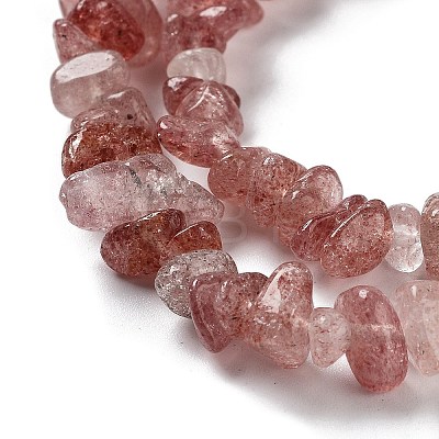 Natural Strawberry Quartz Beads Strands G-M205-94-1