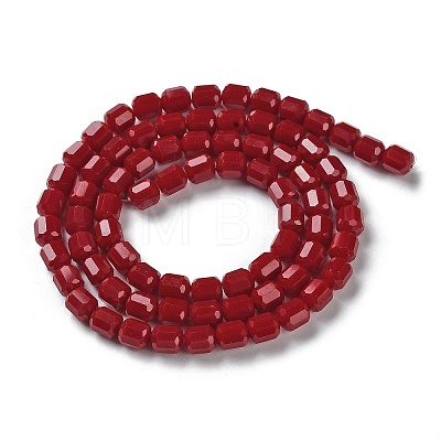 Opaque Glass Beads Strands GLAA-G112-03M-1