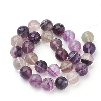Natural Fluorite Beads Strands G-S279-03-1