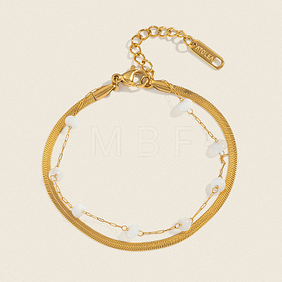 European 304 stainless Steel Multi-Layer Bracelets ZZ1127-1