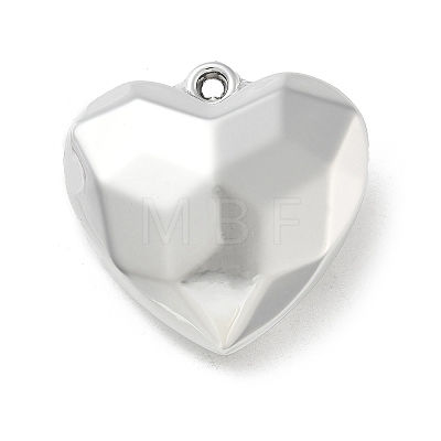 Plating Acrylic Pendants PACR-Q008-11S-1