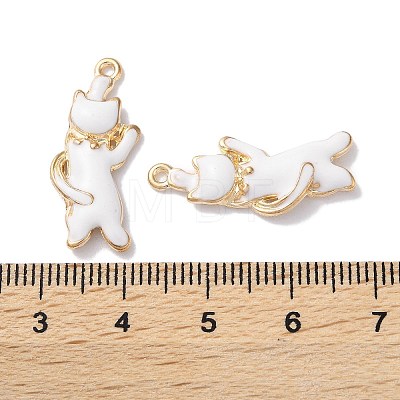 Alloy Enamel Pendants ENAM-O001-08J-G-1