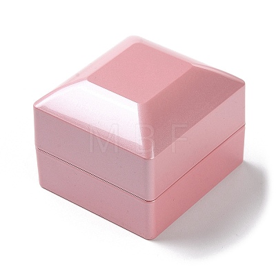 Rectangle Plastic Ring Storage Boxes CON-C020-02G-1