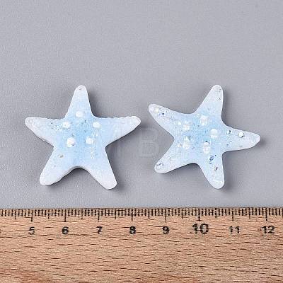 Transpant Resin & Paillette Decoden Cabochons CRES-Q222-01F-1