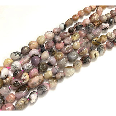 Natural Pink Opal Beads Strands G-L493-13A-1