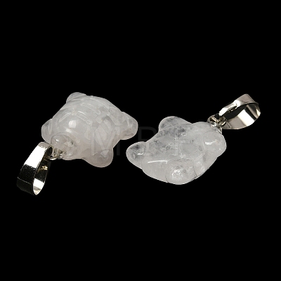 Natural Quartz Crystal Pendants G-F758-A04-P-1