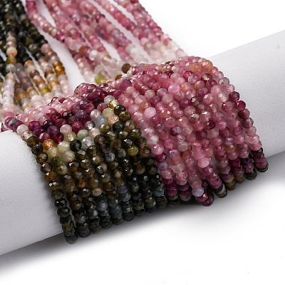 Gradient Color Natural Colorful Tourmaline Beads Strands LS-G-ONLY-T-A07-01-1