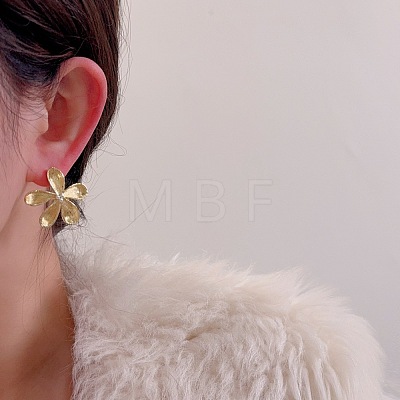 Alloy Stud Earrings for Women WGDA63E-01-1