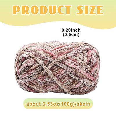 Soft Crocheting Polyester Yarn YCOR-FZC0001-01I-1