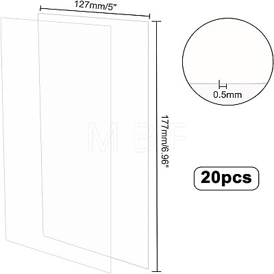 PMMA Clear Board DIY-WH0076-30-1