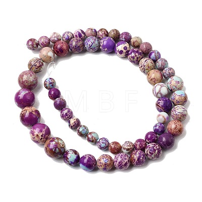 Natural Imperial Jasper Graduated Beads Strands G-A323-C03-01A-1