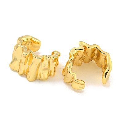 Brass Cuff Earrings for Women EJEW-C104-120G-1
