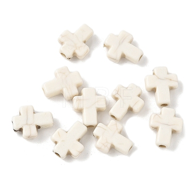 Synthetic Howlite Beads G-V001-001B-1