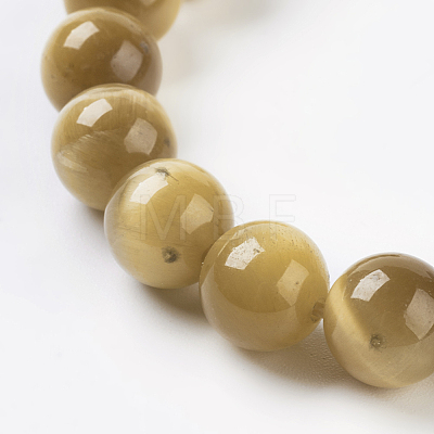 Natural Gold Tiger Eye Beads Strands G-C076-8mm-1AA-1