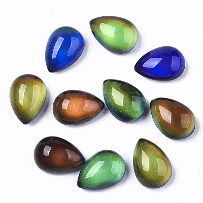 Translucent Glass Cabochons GLAA-T023-01A-1