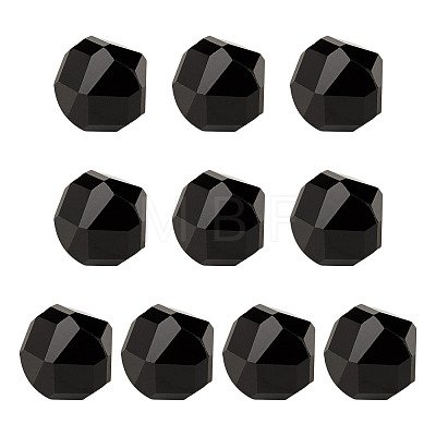 10Pcs Glass Imitation Austrian Crystal Beads GLAA-TADJ0001-11D-1