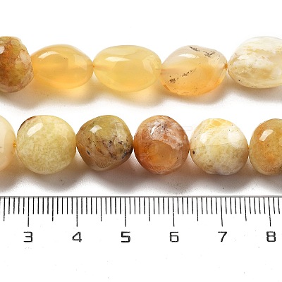 Natural Yellow Opal Beads Strands G-C179-F03-01-1