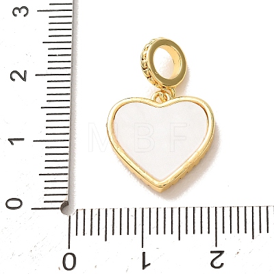 Brass Micro Pave Clear Cubic Zirconia European Dangle Charm CU-CBA9AB3-34G-1