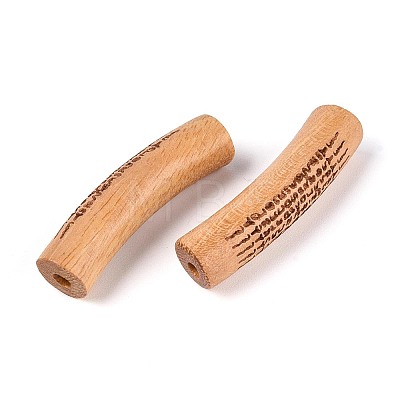 Natural Bocote Wood Beads WOOD-N021-09A-1
