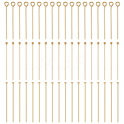 300Pcs 3 Styles Brass Pins Sets KK-TA0001-40-1