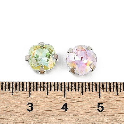 Brass Glass Rhinestone Sew on Rhinestones RGLA-U001-04P-02-1