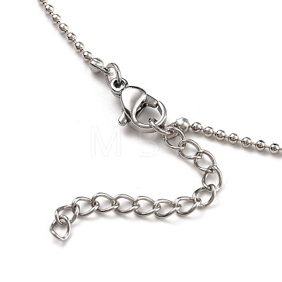 304 Stainless Steel Ball Chain Necklaces X-NJEW-JN02912-02-1
