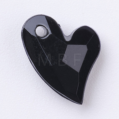 Opaque Acrylic Charms MACR-G055-11mm-01-1