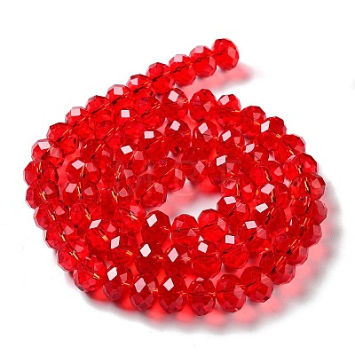 Glass Beads Strands GR12MMY-47L-1