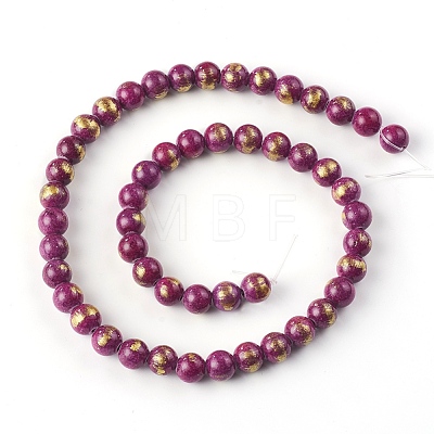 Natural Jade Beads Strands G-F670-A20-8mm-1