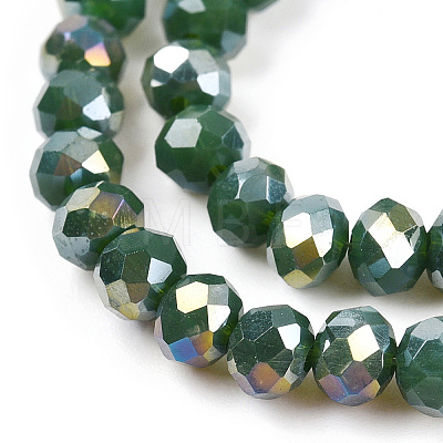 Electroplate Glass Beads Strands LS-EGLA-A034-P4mm-B09-1